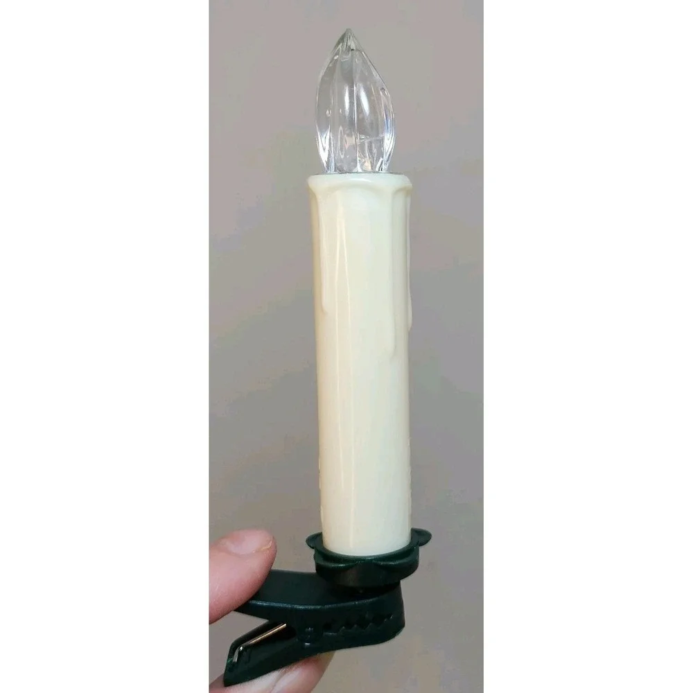 LED Flameless Taper Candles Light for Christmas‎ Tree Window 10pcs Pack Remote
